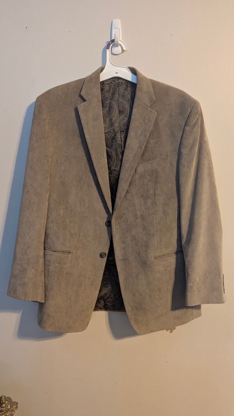 Chaps Corduroy Tan Jacket – Size 42